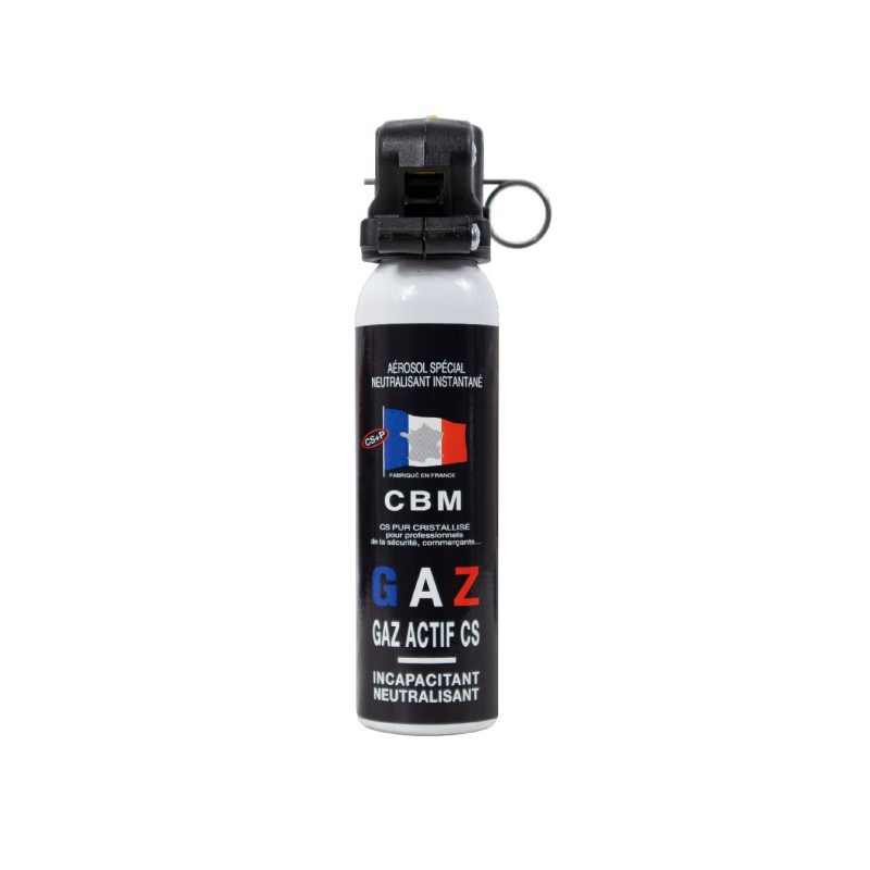 bombe gaz defense cs poignee standard 100ml